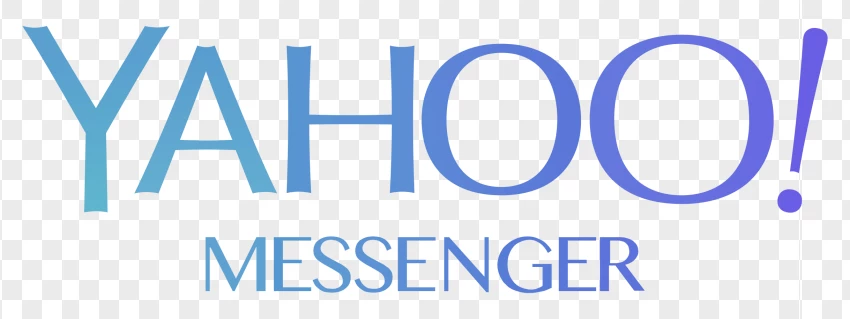 Yahoo Messenger Branding Logo PNG Transparent Background