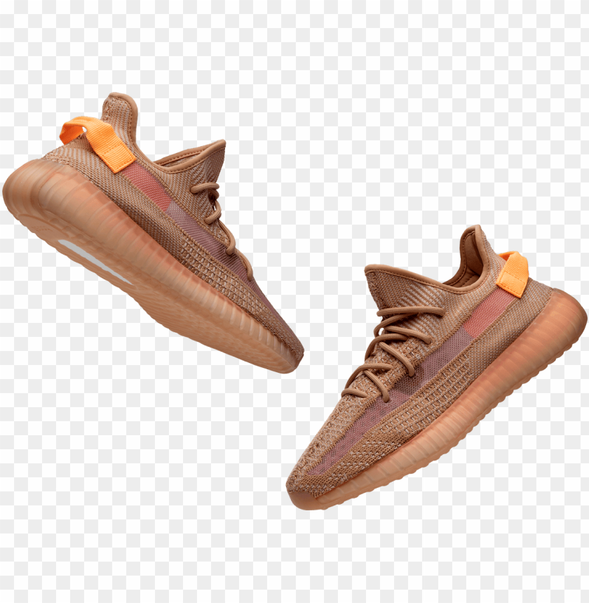 yeezy boost 350 v2 'clay' - sneakers PNG image with transparent background@toppng.com