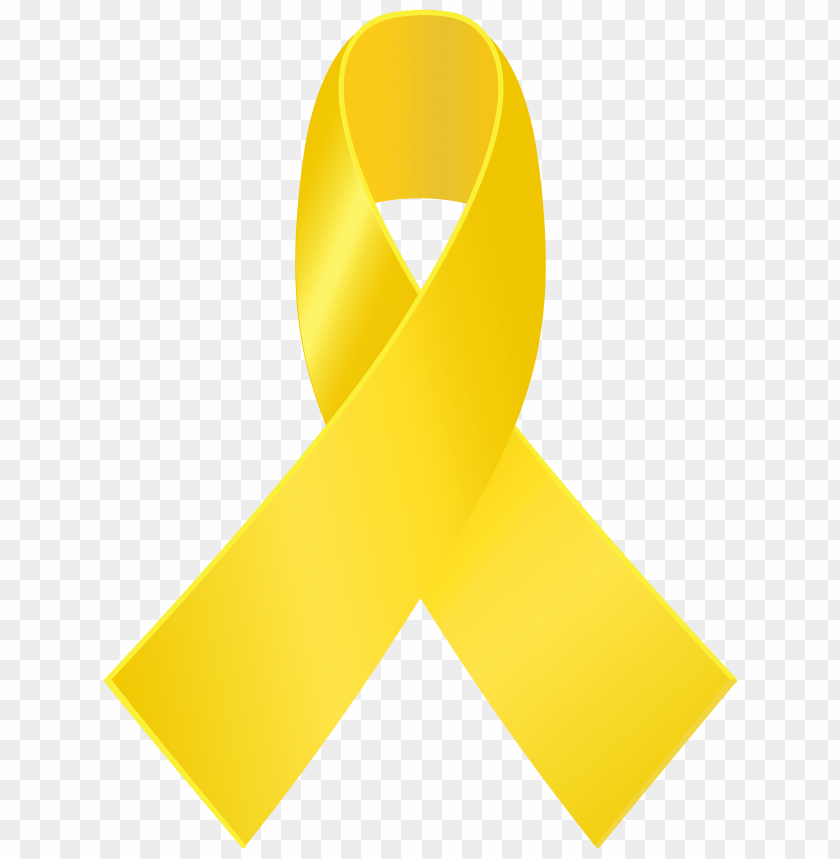 awareness, ribbon, yellow