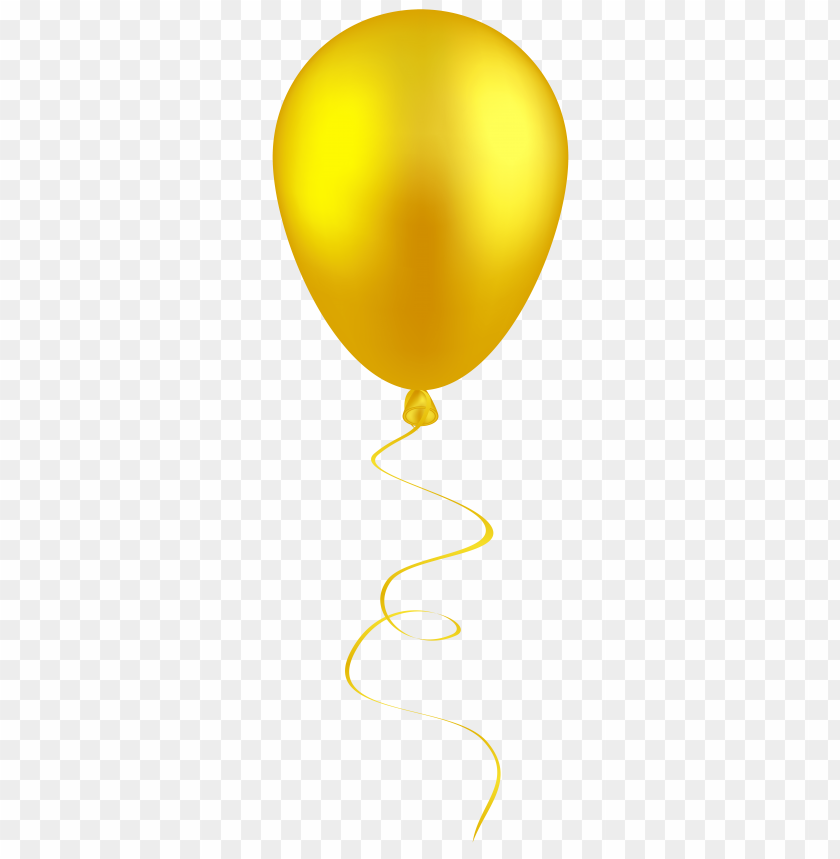 balloon, yellow