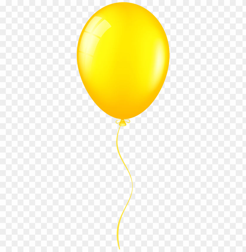 balloon, yellow