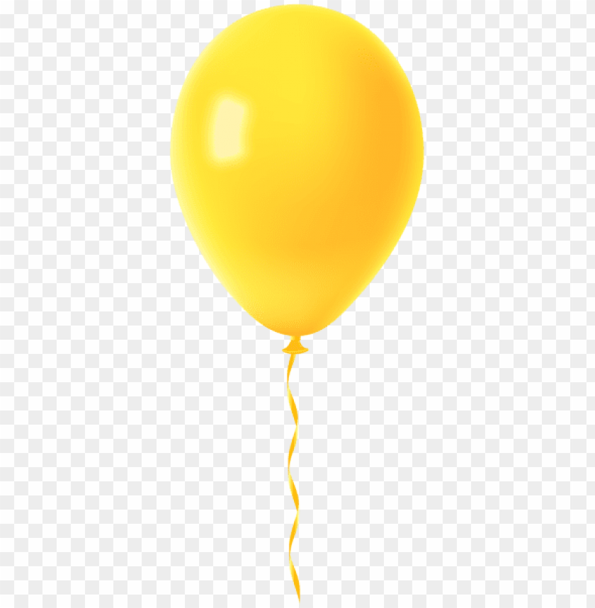 Download Yellow Balloon Transparent Png Images Background Toppng
