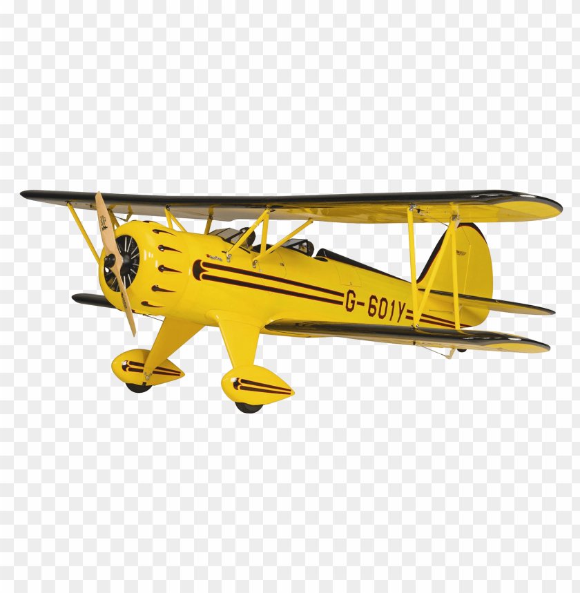 Download Yellow Biplane Airplane Png Images Background
