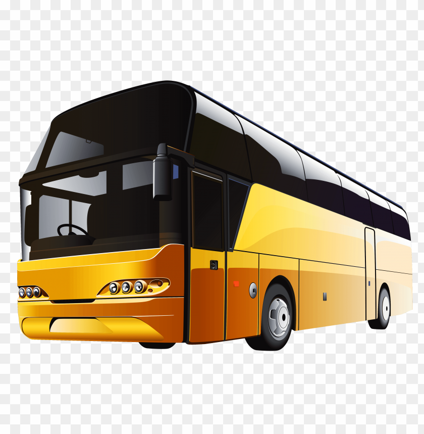 bus, yellow