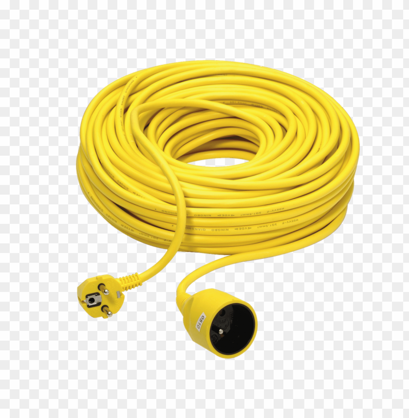 tools and parts, extension cords, yellow eu extension cord, 