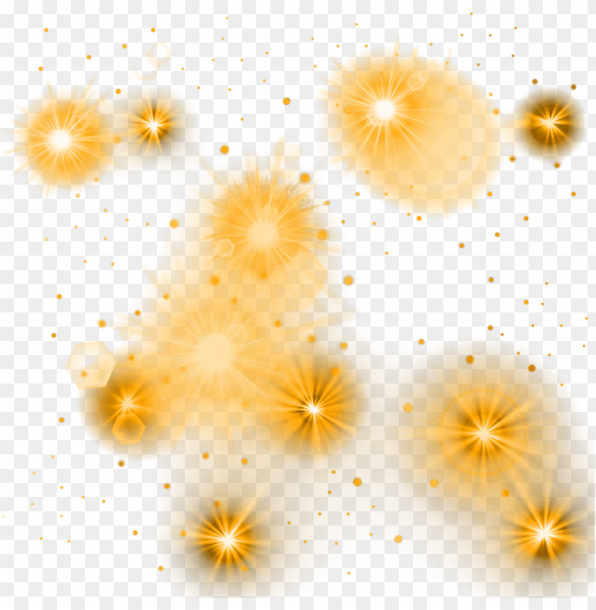 Yellow Glowing Lights Png Image With Transparent Background Toppng