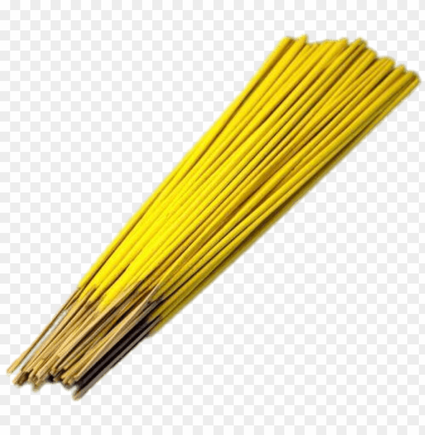miscellaneous, incense, yellow incense sticks, 