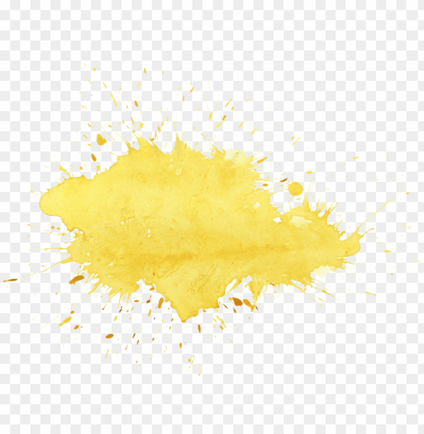 yellow paint splash png, splash,yellow,paint,png