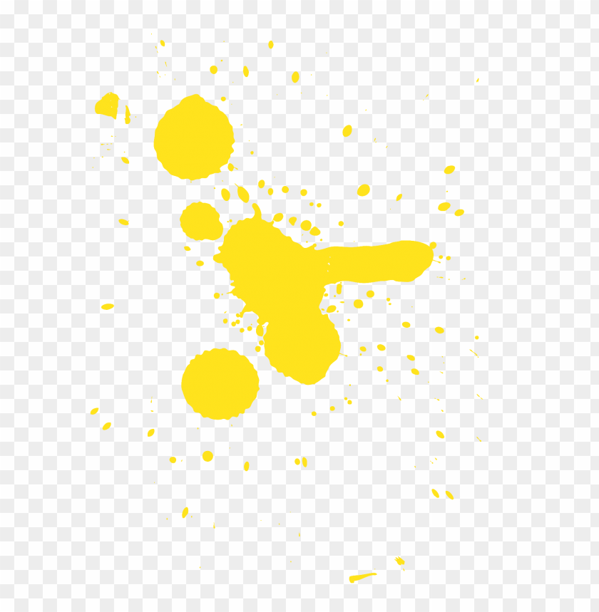 Yellow Paint Splash Png PNG Image With Transparent Background | TOPpng