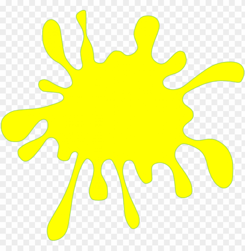 yellow paint splash png, png,splash,paint,yellow