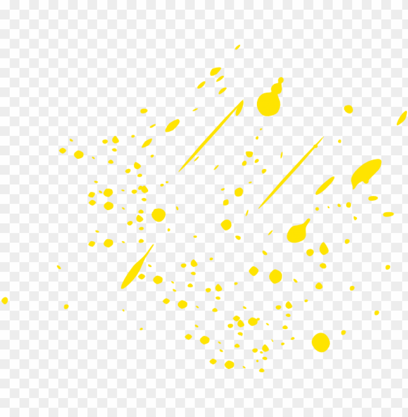 yellow paint splatter PNG transparent with Clear Background ID 170694