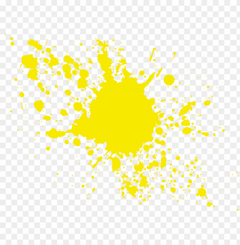 Yellow Paint - Yellow Paint Splatter PNG Transparent With Clear ...