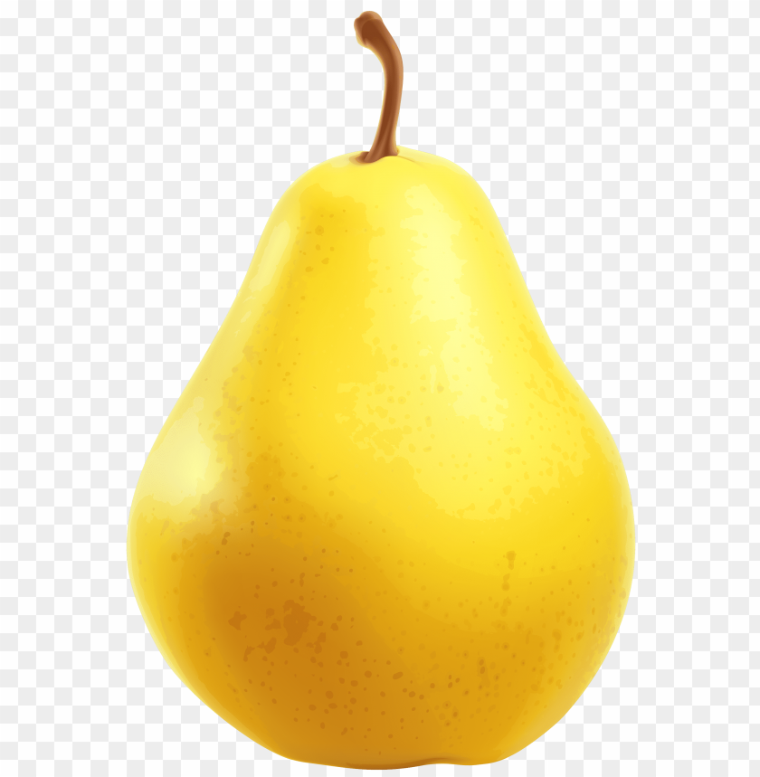 yellow pear clipart png photo - 33572