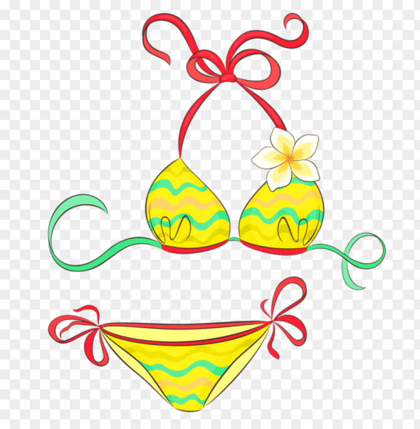 Download Yellow Swimsuit Png Vector Clipart Png Photo  @toppng.com