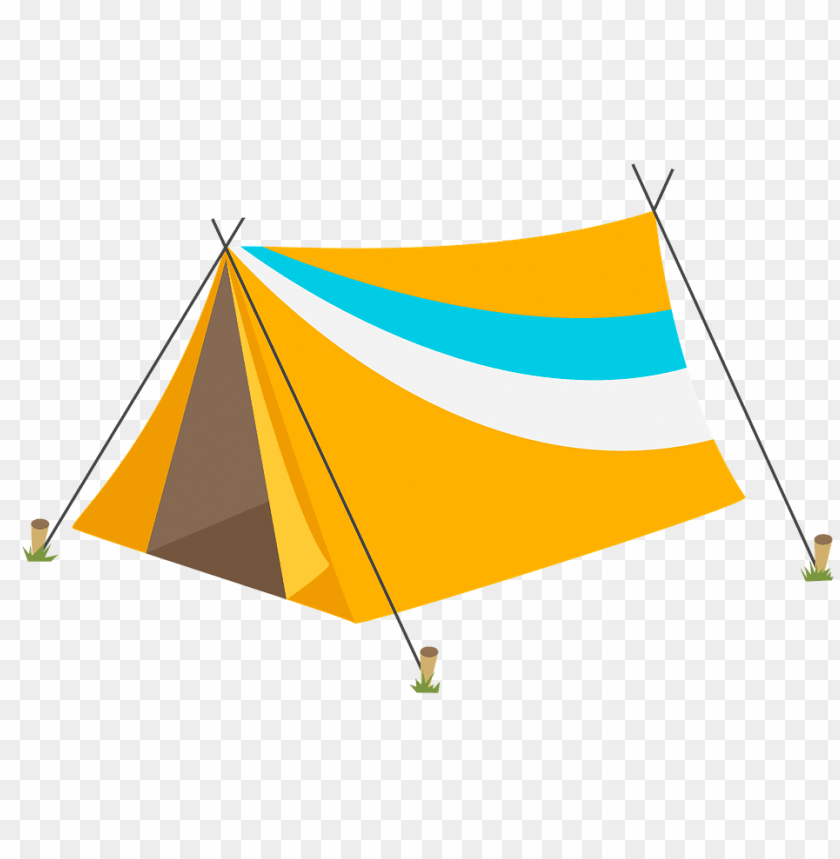 yellow tent clipart png photo - 23000