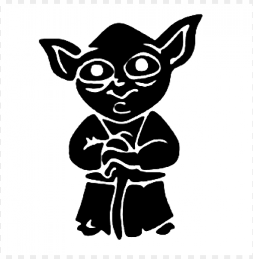 free PNG Download yoda png black and whi clipart png photo   PNG images transparent