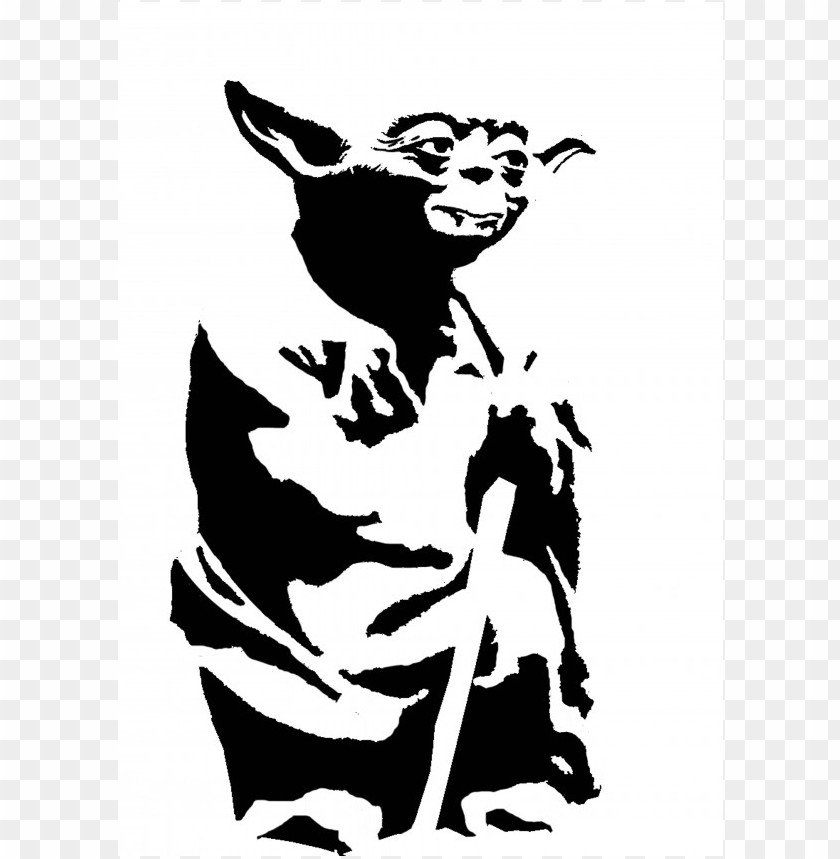 Download yoda png black and white s clipart png photo  @toppng.com