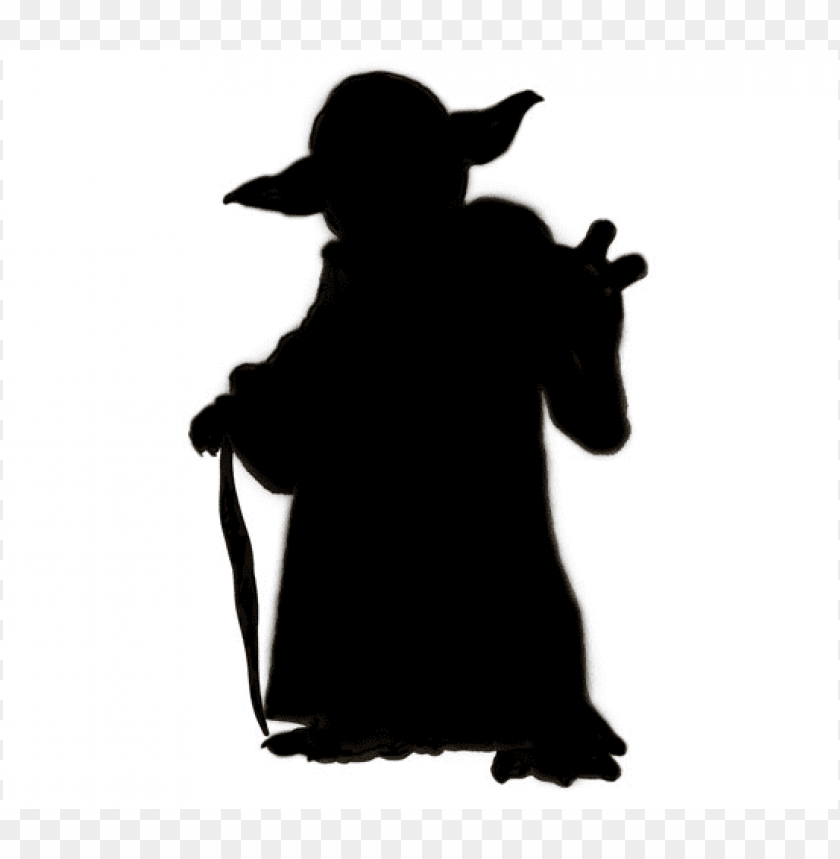 Download Yoda Png Black And White S Clipart Png Photo  
