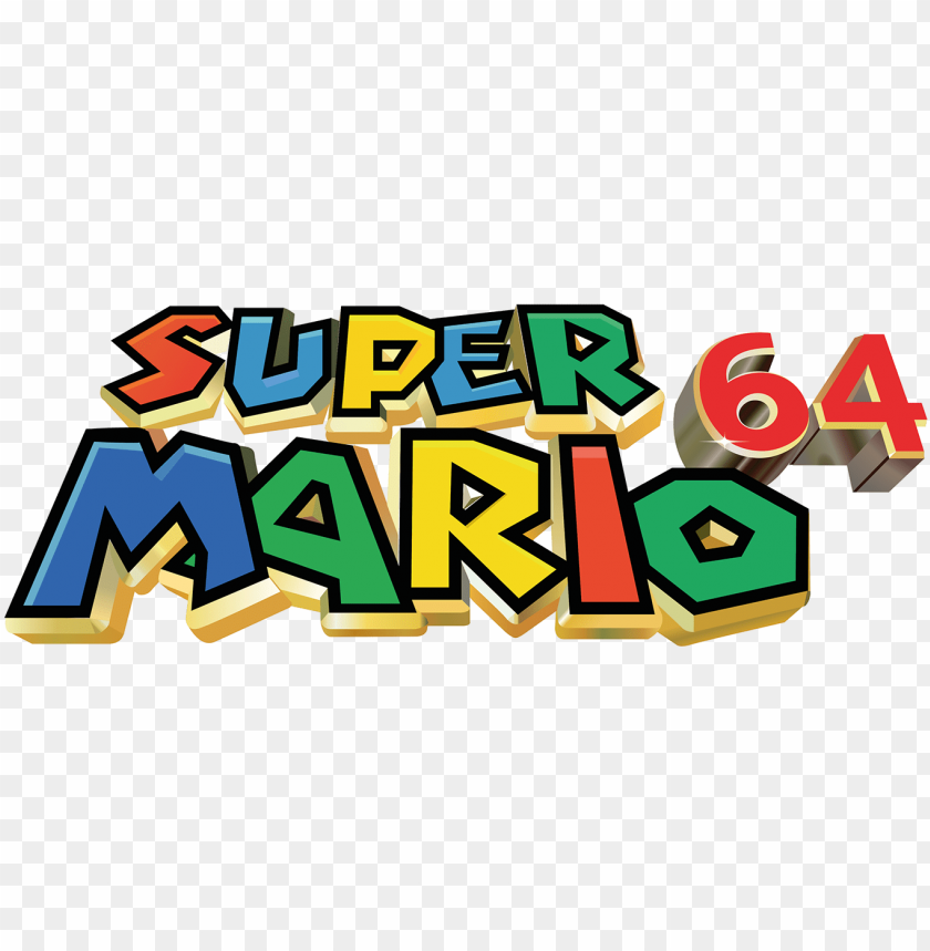 you can get the logos over here with the vector files super mario 64 PNG transparent with Clear Background ID 240661