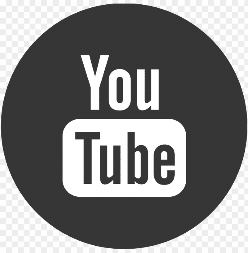 you-tube - youtube icon black circle PNG image with transparent background  | TOPpng