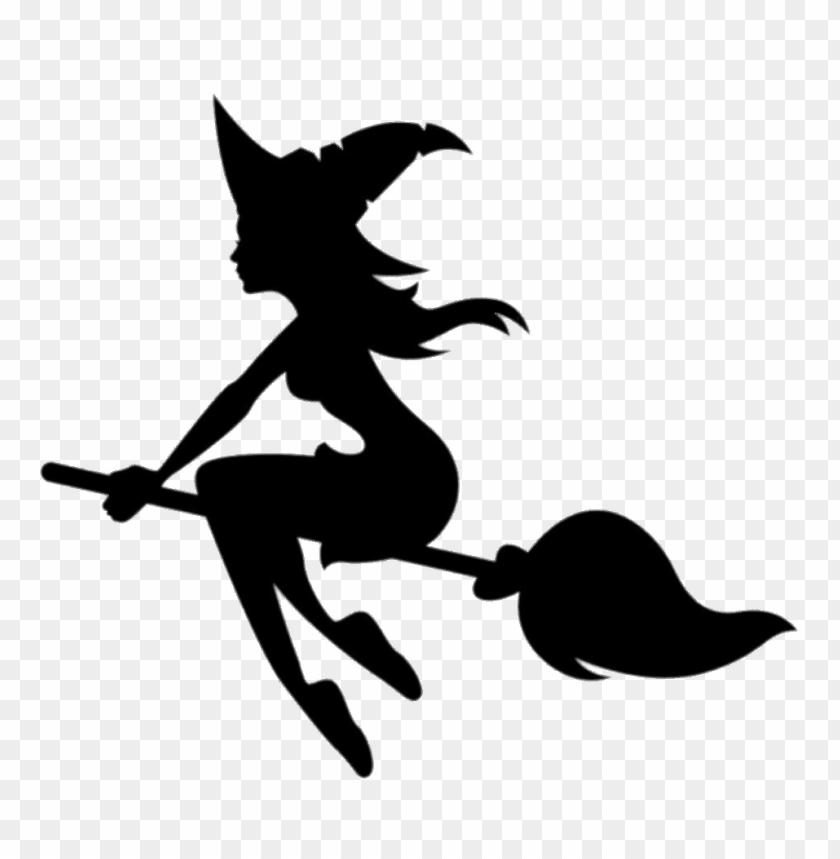 comics and fantasy, witches, young witch on broom, 