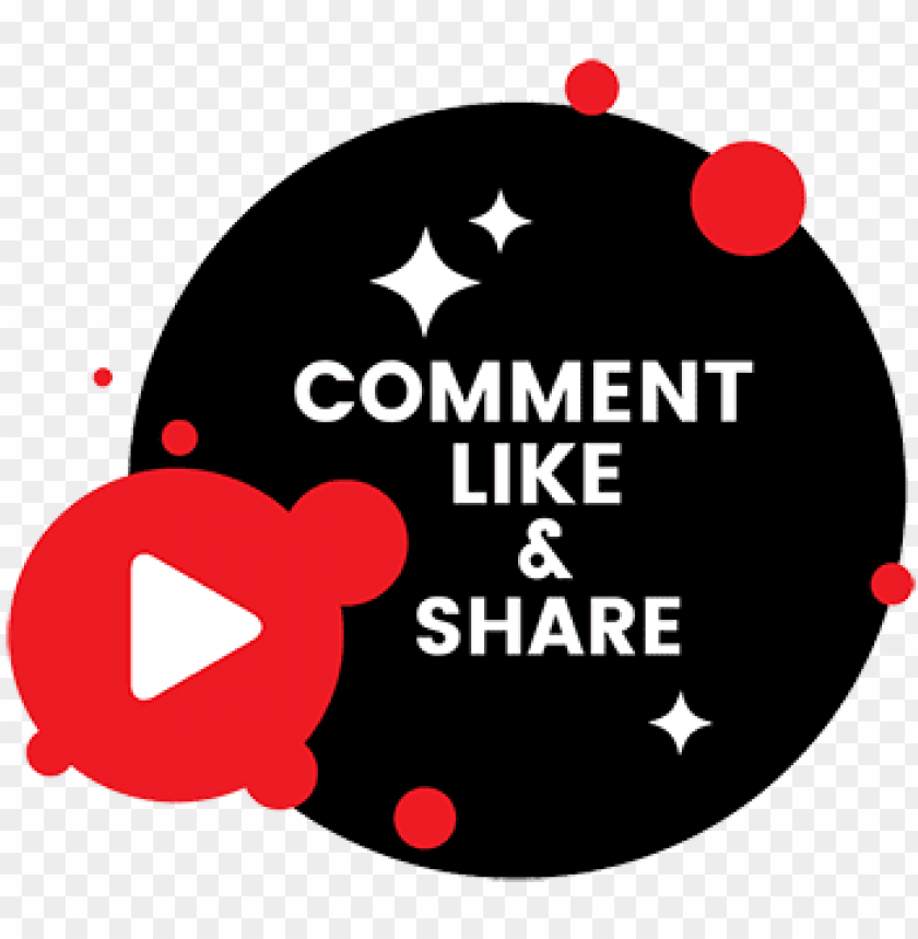 Youtube Comment - Like And Share Youtube PNG Transparent Background