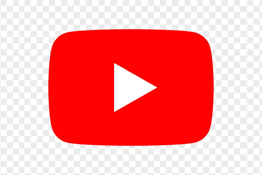 Youtube Full Color Icon Vector Symbol PNG Transparent Background