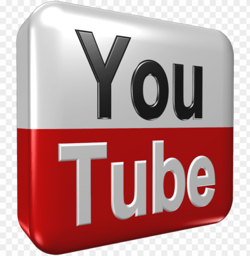 youtube logo 3d png youtube 3d icon PNG transparent with Clear Background ID 169893