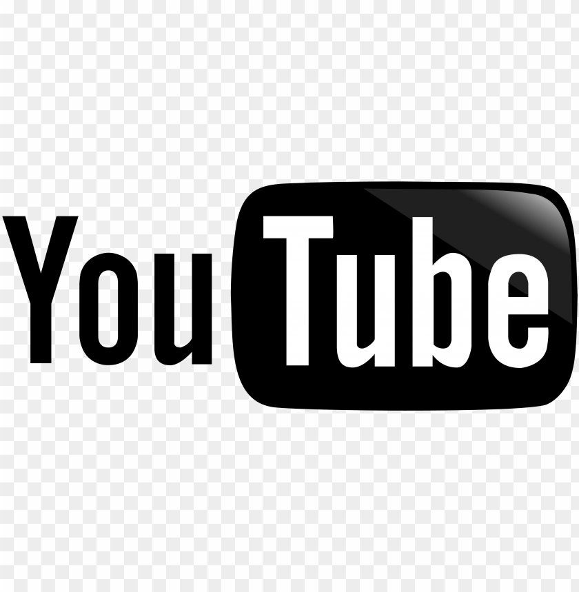 Youtube Logo Png Transparent Background Black Foto Images