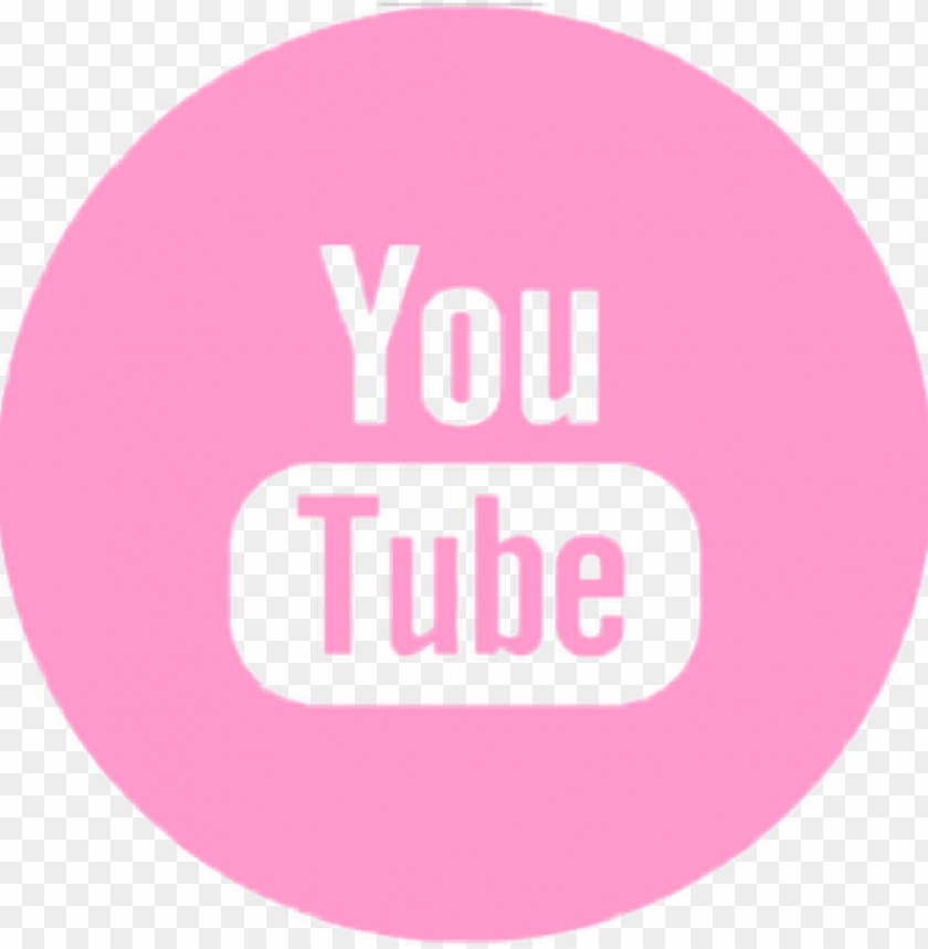 pink youtube logo