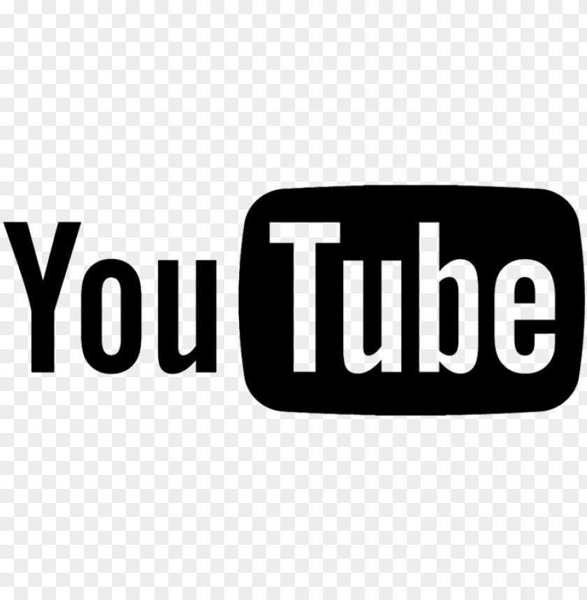 youtube logo white svg PNG image with transparent background | TOPpng