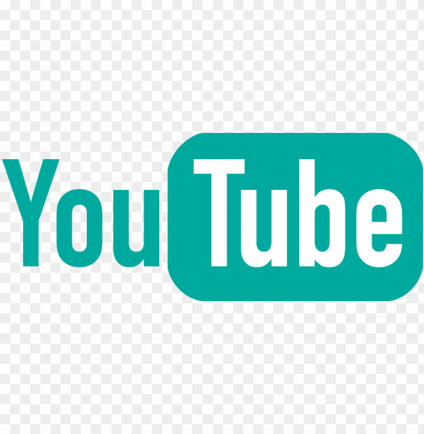 Youtube Logo Youtube Logo Turquoise Transparent Png Image With