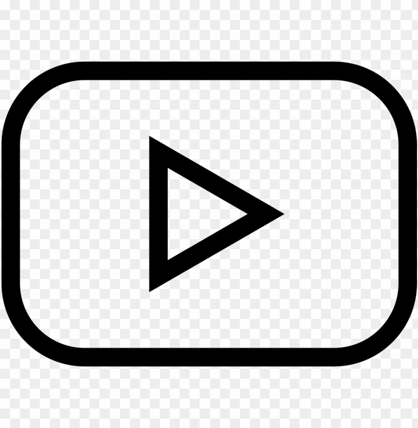 Youtube Play Buttom Icon Transparent Png Image With Transparent Background Toppng