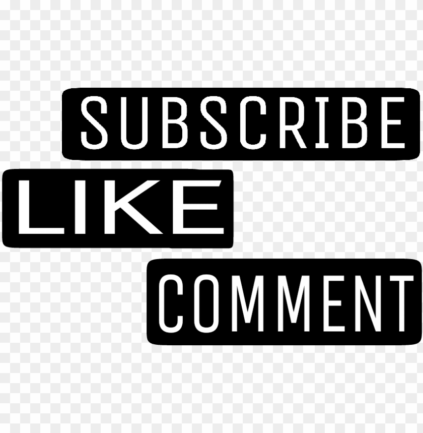 youtube subscribelikecomment subscribe like comment youtube PNG transparent with Clear Background ID 191407