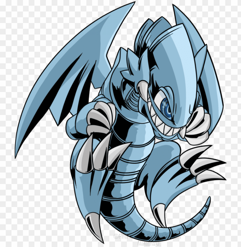 Yugioh Blue Eyes White Dragon Toon Png Image With Transparent Background Toppng - blue white dragon top roblox
