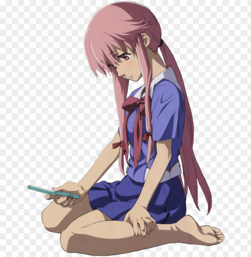 yuno gasai юно гасай anime аниме tyan тян future my future diary yuno PNG transparent with Clear Background ID 237408