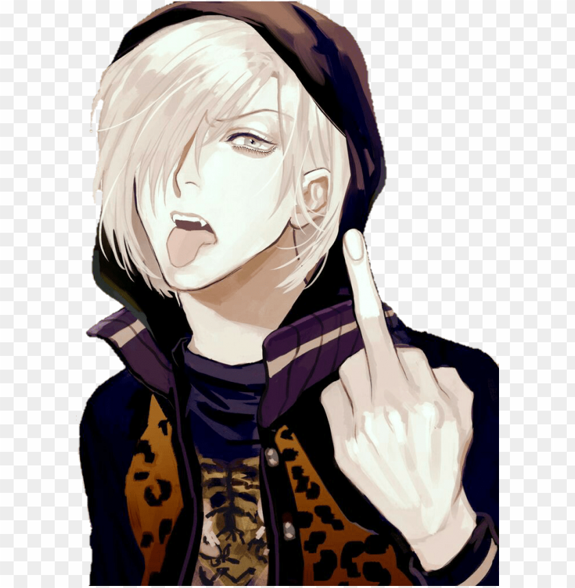 Yurio Plisetsky Yuri On Ice By Xxsarcastic Middle Finger Anime Boy Png Image With Transparent Background Toppng The middle finger is one of our species' oldest and most ubiquitous insulting gestures. middle finger anime boy png image with