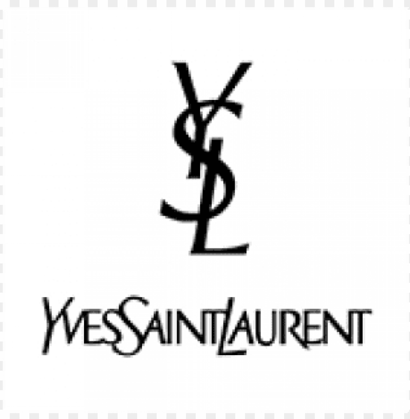 yves saint laurent logo 2018 PNG image with transparent background | TOPpng