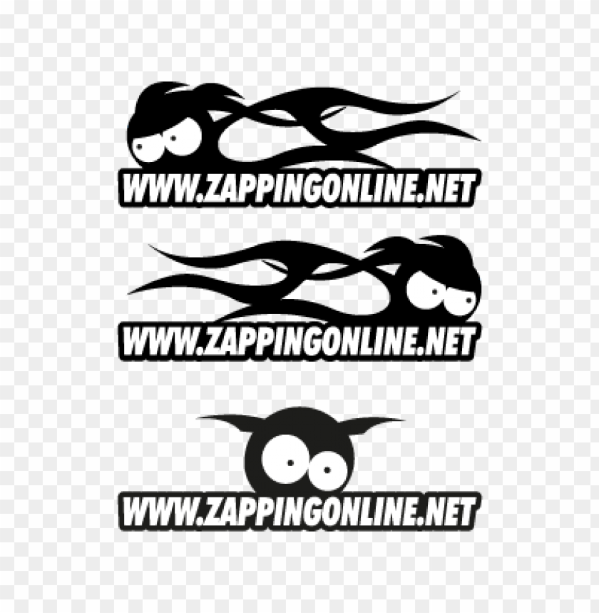  zapping on line vector logo download free - 462805