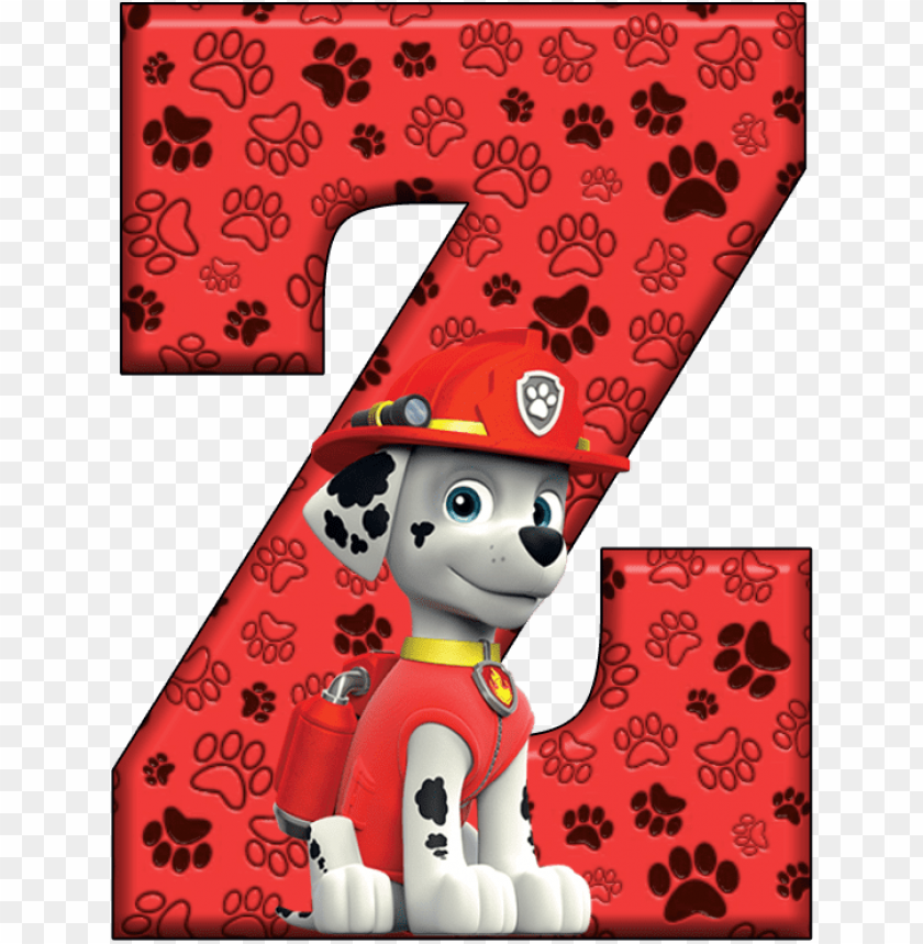 Zde Alfabeto Decorativo - Paw Patrol Letter PNG Transparent With Clear Background ID 176382