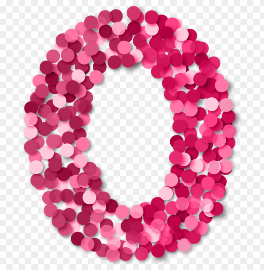 zero 0 number pink png clipart png photo - 48325
