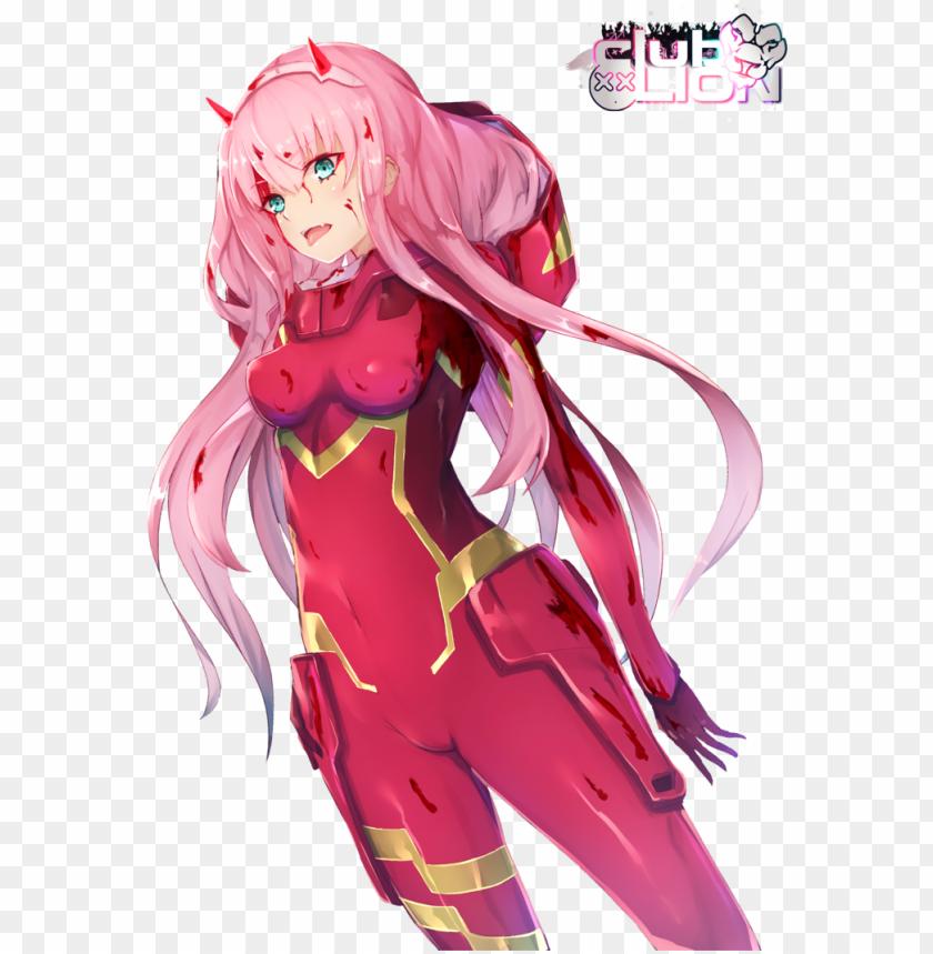 zero two - zero two darling render PNG image with transparent background@toppng.com