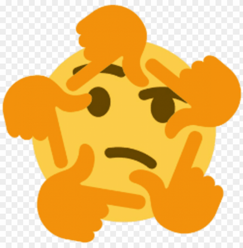 Thinking emoji meme (small) | Tapestry