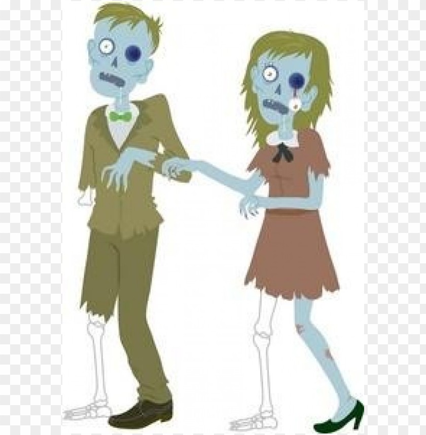 zombie image man and woman halloween costumes clipart png photo - 35849