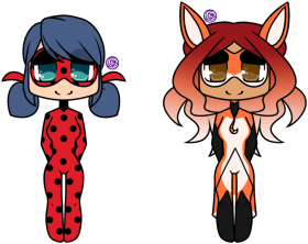 s Miraculous Ladybug Fanart By Carella Art Ladybug Cat Noir Y Rena Rouge Toppng