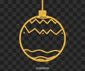 Gold Christmas Ball Ornament Decoration Png