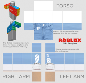 Jeans Roblox Pants Template Girl