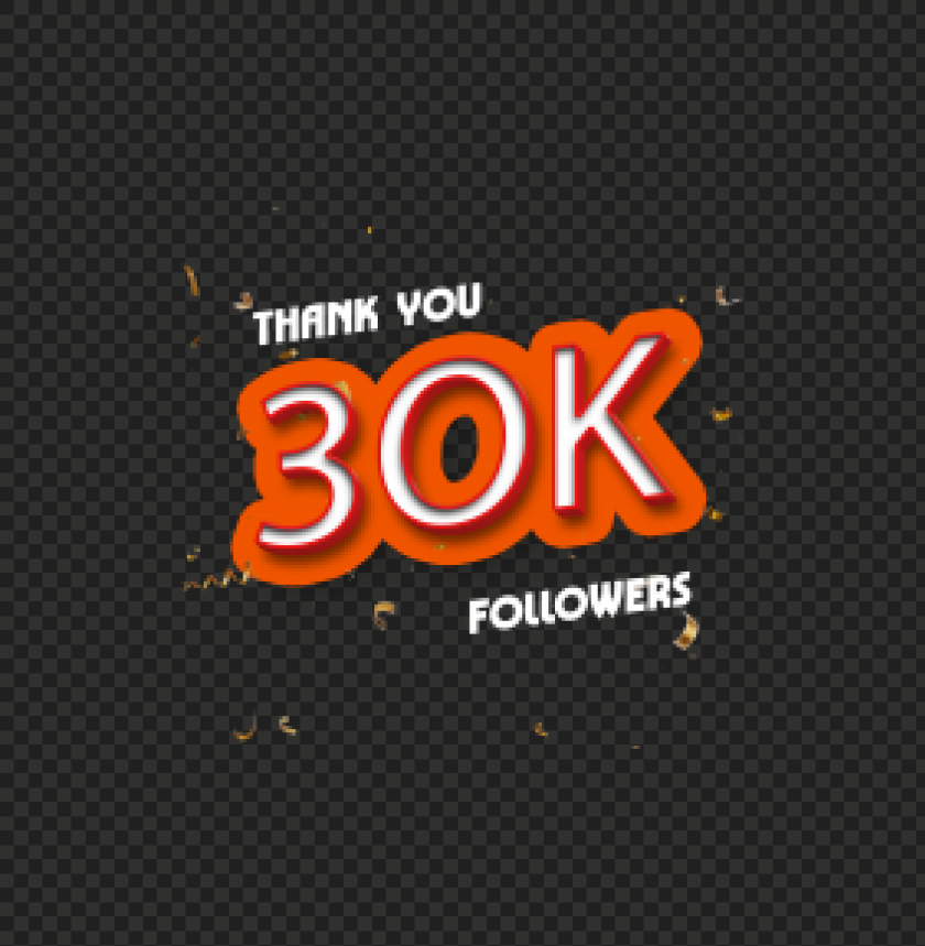 50k Followers 3d Text Style Effect Png Toppng 6989