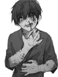 Anime Animeboy Sad Pain Edgy Gore Scary Idk Emo Anime Poor Little Boy PNG  Image With Transparent Background  TOPpng