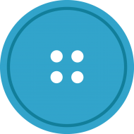 blue round button PNG image with transparent background | TOPpng